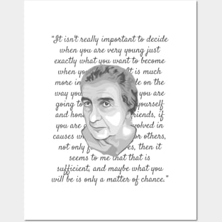 Golda Meir Portrait and Quote Posters and Art